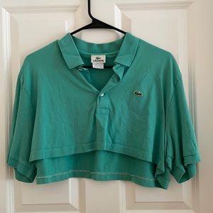 Vintage Lacoste Crop Top